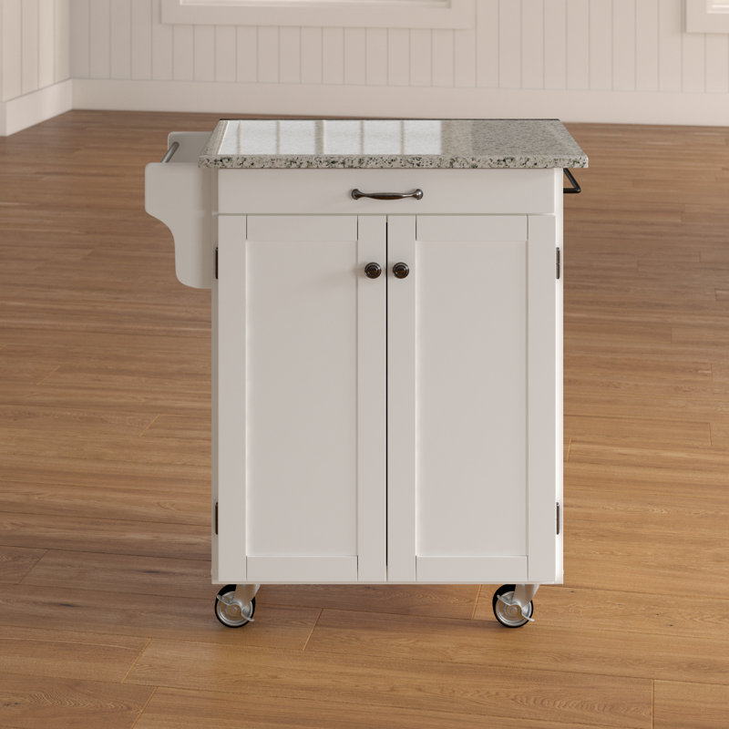 Red Barrel Studio® Savorey Granite Kitchen Cart & Reviews Wayfair